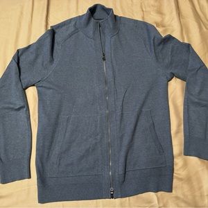 Banana Republic Men’s Medium Pima Cotton Cashmere Full Zip Sweater